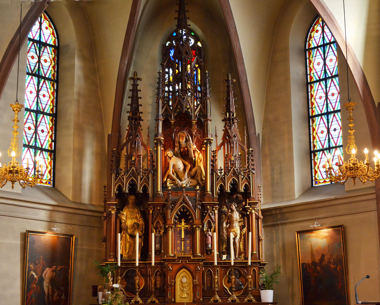 Fermeture de l’église pour travaux de rénovation intérieure et restauration des tableaux et statues