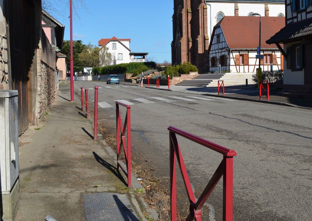 Sécurisation de la route de Saverne