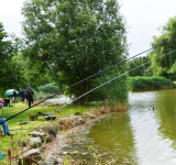 Fête champêtre et pêche à l'étang du village à la Pentecôte