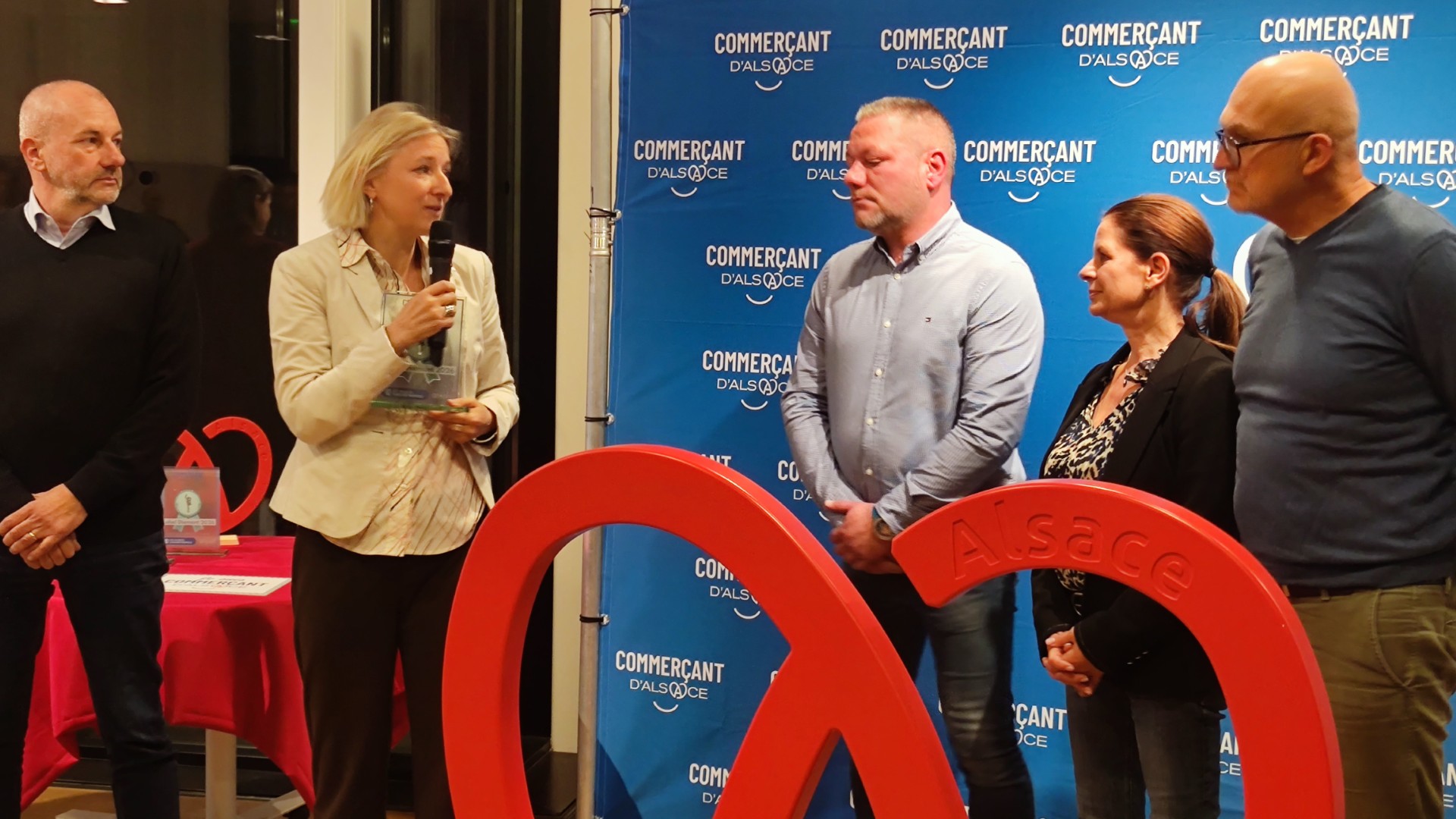 Cérémonie de remise des Labels "Commerçant d’Alsace"