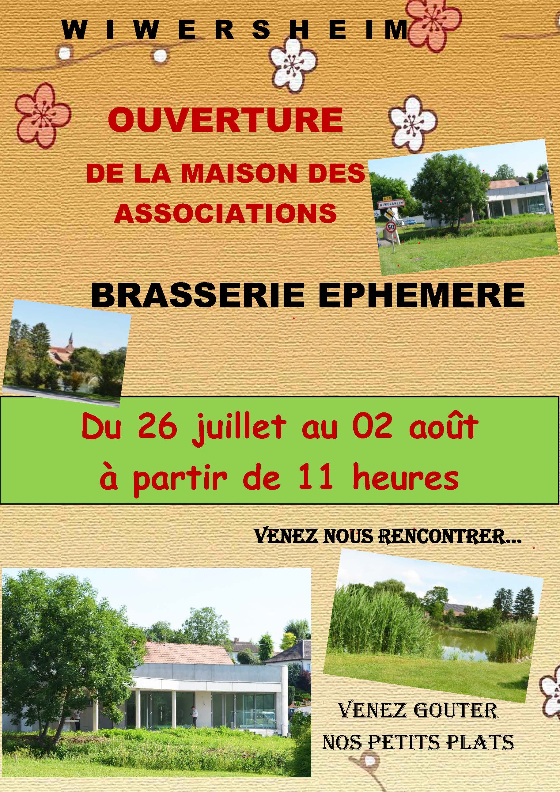 ouverture maison assoc